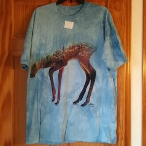 The Mountain Forest Doe XL Acid Wash Tie Dy